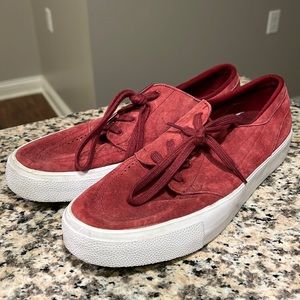 Nike SB ZOOM AIR STEFAN JANOSKI Red Suede White Casual Skate Men's Shoes Size 11